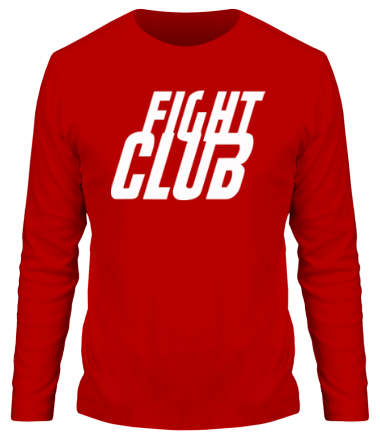 Мужская футболка длинный рукав Fight Club