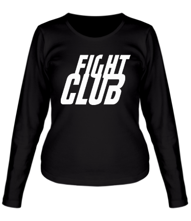 Женская футболка длинный рукав Fight Club