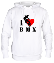 Толстовка худи I love BMX