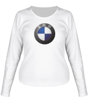 Женская футболка длинный рукав BMW фото