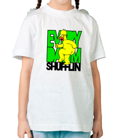 Детская футболка LMFAO - Homer Shufflin