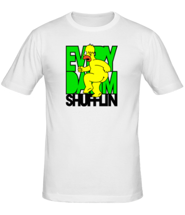 Мужская футболка LMFAO - Homer Shufflin