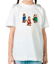 Детская футболка Элвин и бурундуки фото