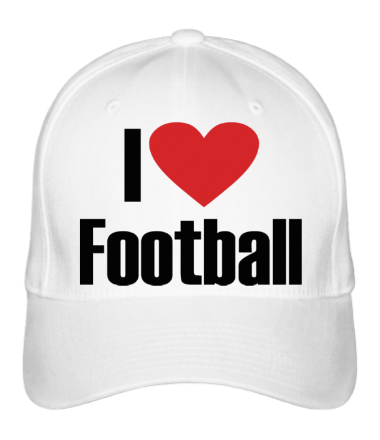 Бейсболка I love football