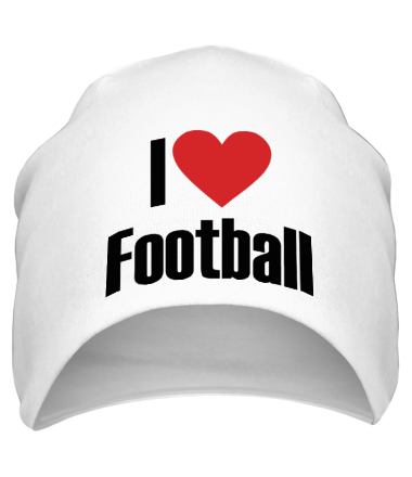 Шапка I love football