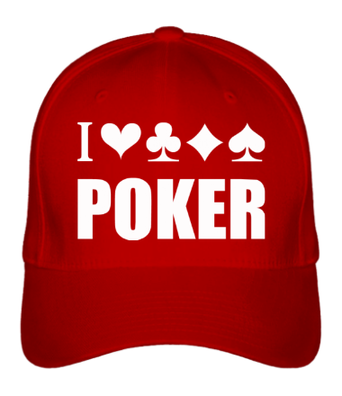 Бейсболка I love poker