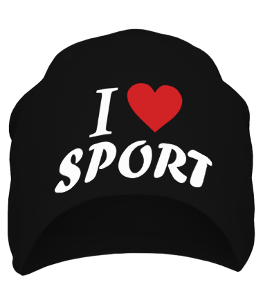 Шапка I love sport