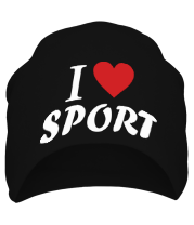 Шапка I love sport фото