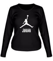 Женская футболка длинный рукав Michael Jordan фото