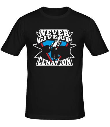 Мужская футболка Never give up. Cenation