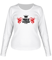 Женская футболка длинный рукав Pablo Escobar фото