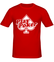 Мужская футболка Play Poker фото