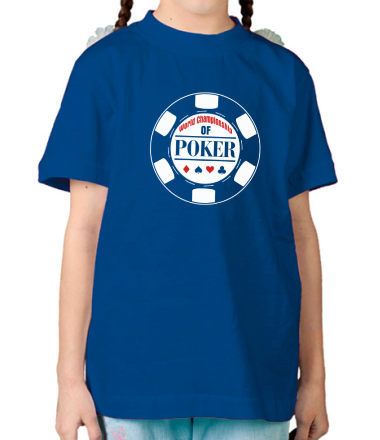 Детская футболка World Championship of Poker