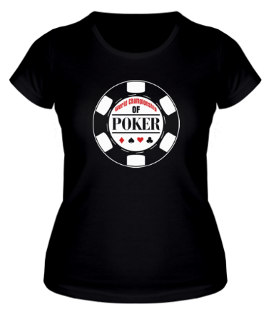 Женская футболка World Championship of Poker