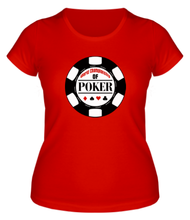 Женская футболка World Championship of Poker