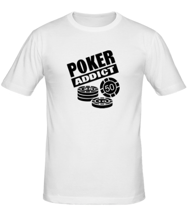 Мужская футболка Poker addict
