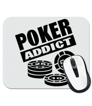 Коврик для мыши Poker addict