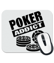 Коврик для мыши Poker addict фото