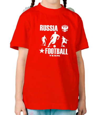 Детская футболка Russia football team