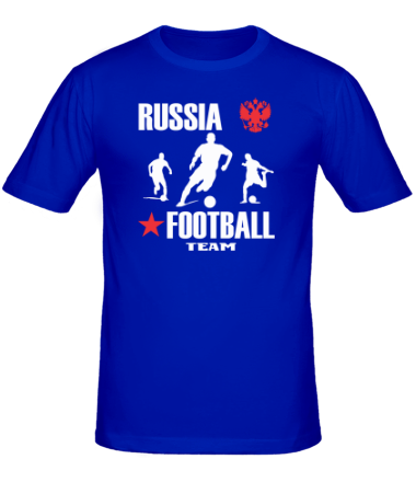 Мужская футболка Russia football team