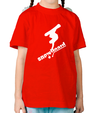 Детская футболка Snowboard
