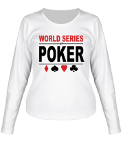 Женская футболка длинный рукав World Series Poker фото