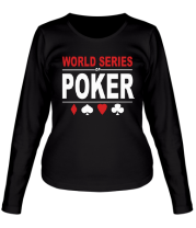 Женская футболка длинный рукав World Series Poker фото