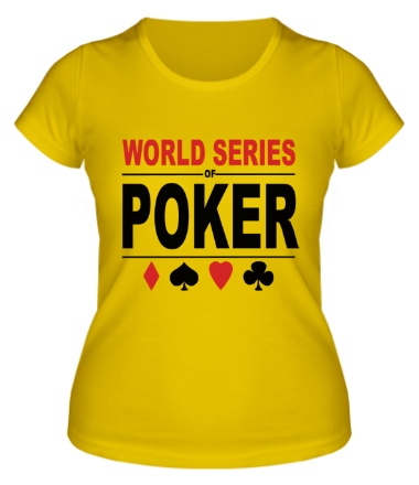 Женская футболка World Series Poker