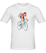 Мужская футболка Велосипедист фото