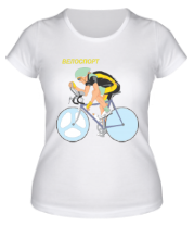 Женская футболка Велоспорт фото