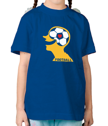 Детская футболка Люблю футбол