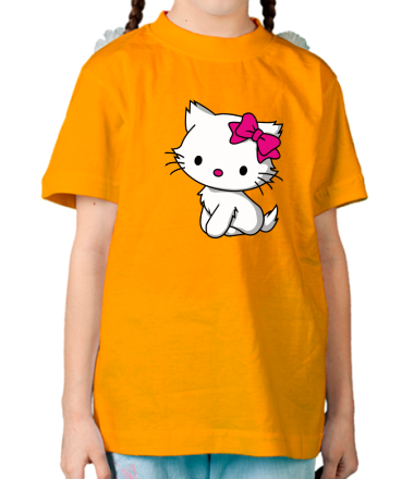 Детская футболка Kitty-котенок