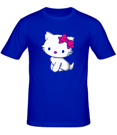 Мужская футболка Kitty-котенок