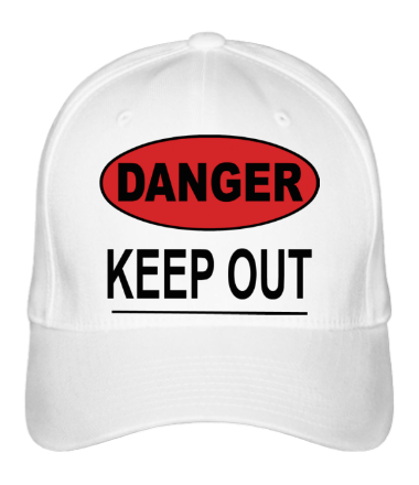 Бейсболка Danger. Keep out