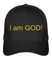 Бейсболка I am god фото