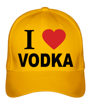 Бейсболка I love vodka