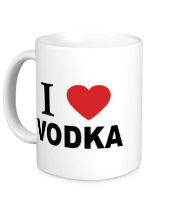 Кружка I love vodka фото