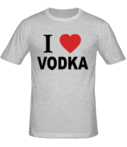 Мужская футболка I love vodka фото