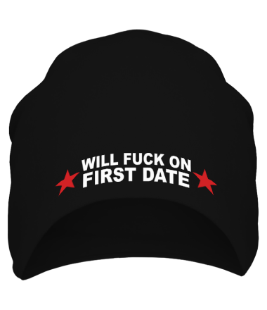 Шапка Will fuck on first date