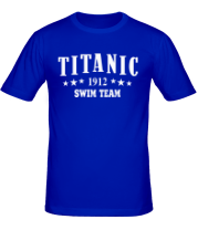 Мужская футболка Titanic 1912 swim team фото