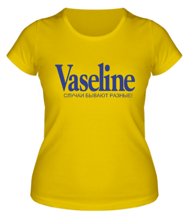 Женская футболка Vaseline. Случаи бывают разные
