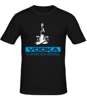 Мужская футболка Vodka Connecting People фото