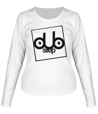 Женская футболка длинный рукав Dubstep