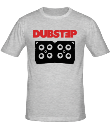 Мужская футболка Dubstep с колонками