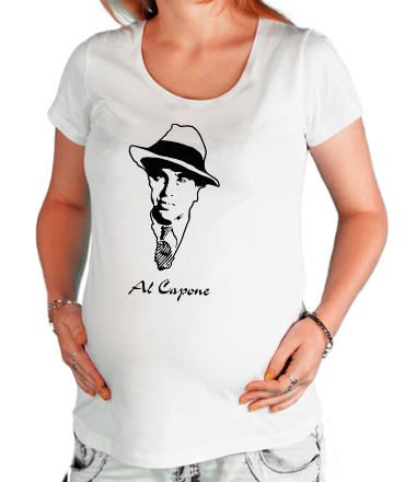 Футболка для беременных Al Capone