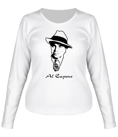 Женская футболка длинный рукав Al Capone