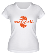 Женская футболка Мандаринки фото