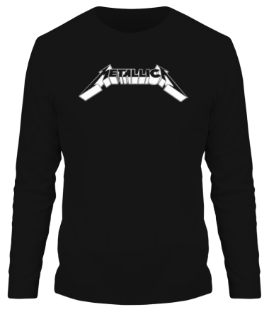 Мужская футболка длинный рукав Metallica