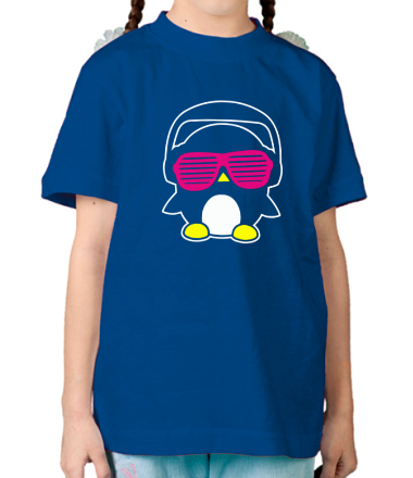 Детская футболка Пингвинчик в очках