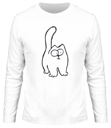 Мужская футболка длинный рукав Simon's Cat